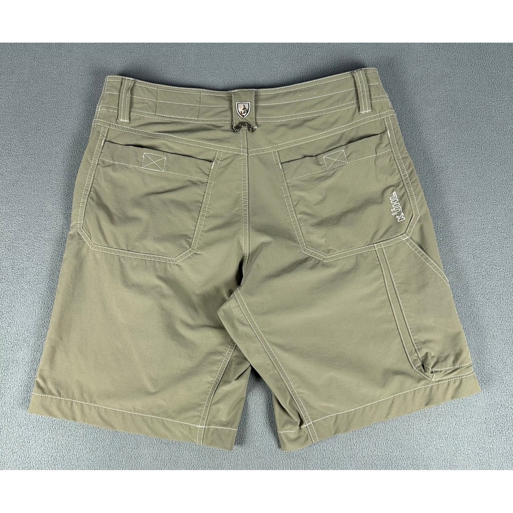 Kuhl Renegade Shorts Mens 32 Olive Green Performance Hiking Trail Utility UPF